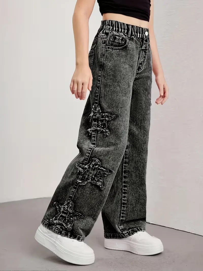Mädchen-Jeans mit Sternenstickerei im Y2K-Design von Temu: Ein umfassender Leitfaden vor dem Kauf