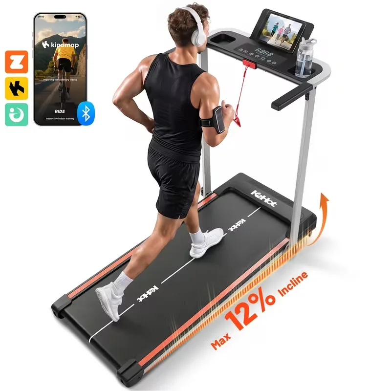 Temu Foldable Electric Treadmill for Great Home Workouts
