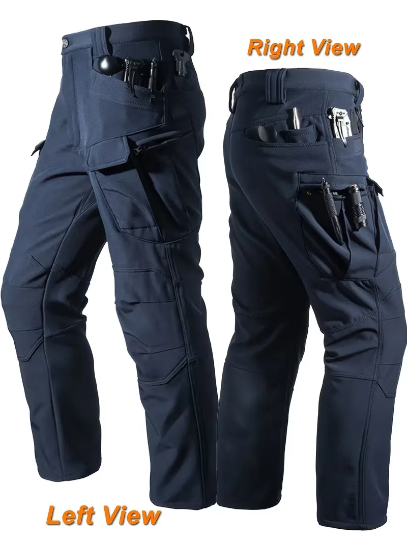 Taktisches Herren-Set, 2 Teile, von Temu: gefütterte Jacke und Hose für den Winter
