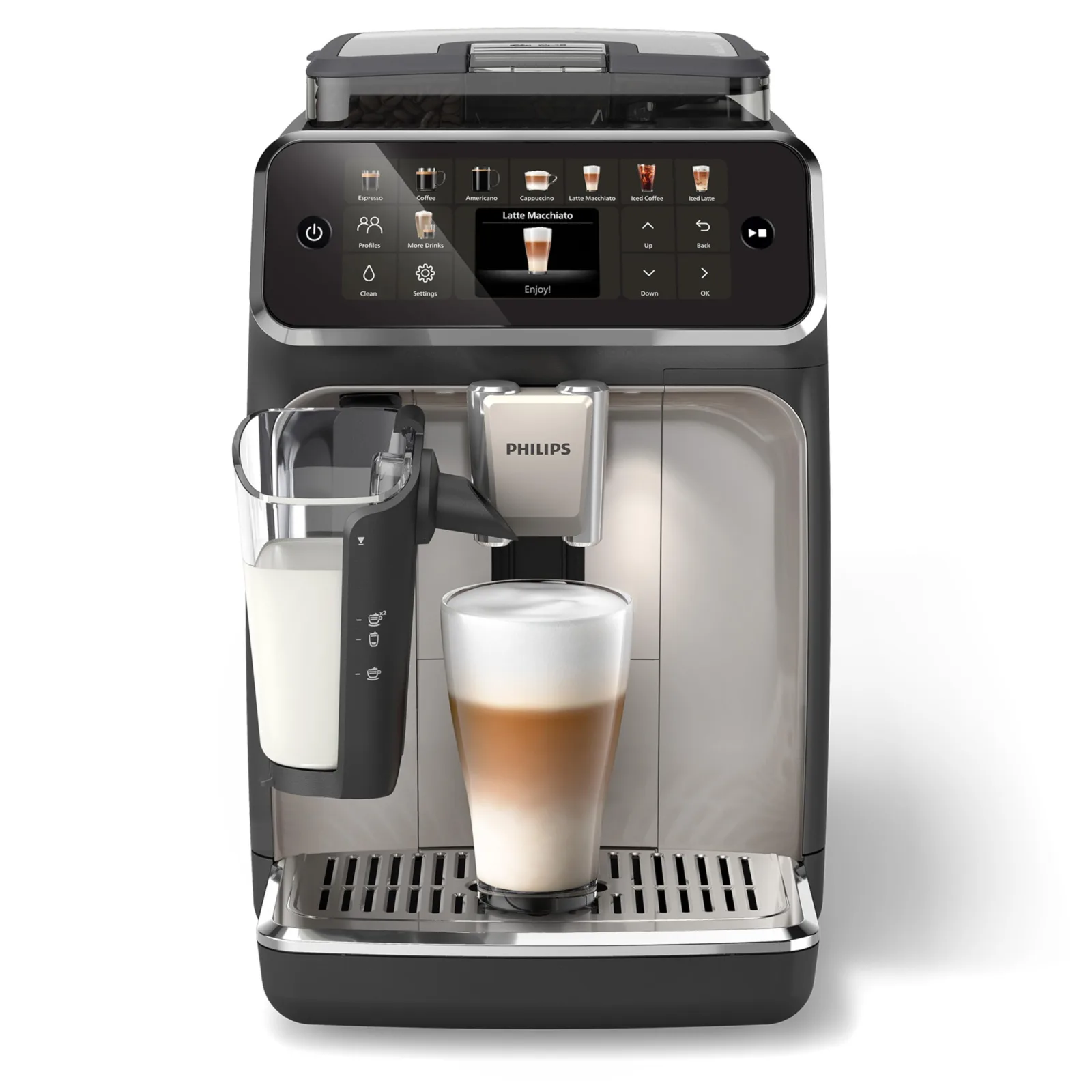 Philips LatteGo 5500: Kaffeemaschine mit 20 Getränken auf Knopfdruck